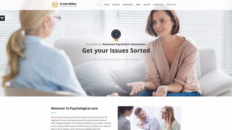 Psychiatrist’s Website