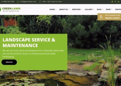 Landscaping Company Website